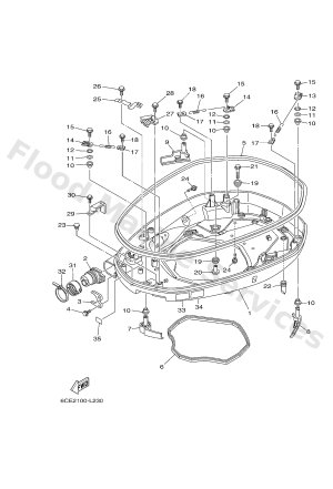 Diagram for BOTTOM COWLING 1