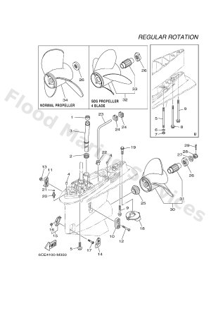 Diagram for LOWER CASING & DRIVE 2