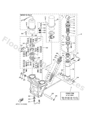 Diagram for POWER TRIM & TILT ASSY 1