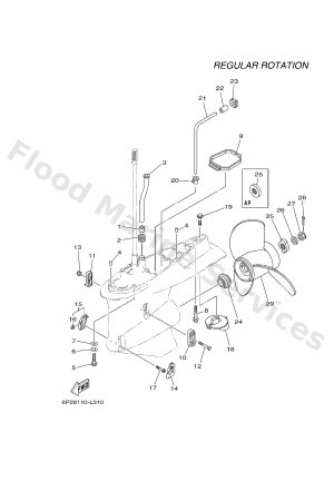 Diagram for LOWER CASING & DRIVE 2