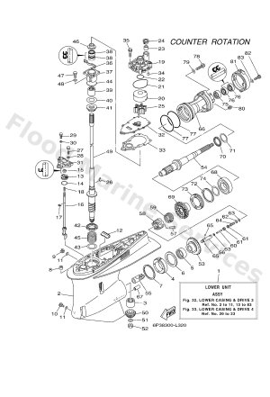 Diagram for LOWER CASING & DRIVE 3