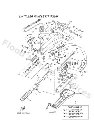 Diagram for TILLER HANDLE KIT 1