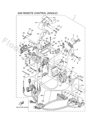 Diagram for DBW REMOTE CONTROL 1 (SINGLE)