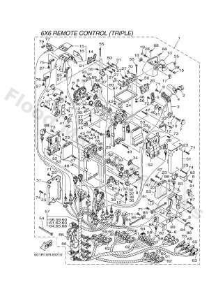 Diagram for DBW REMOTE CONTROL 3 (TRIPLE)