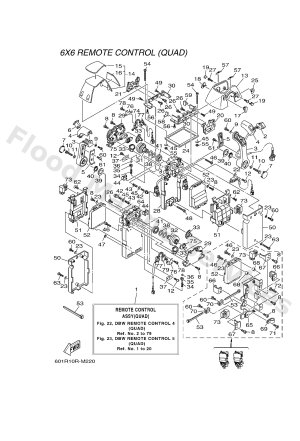 Diagram for DBW REMOTE CONTROL 4 (QUAD)