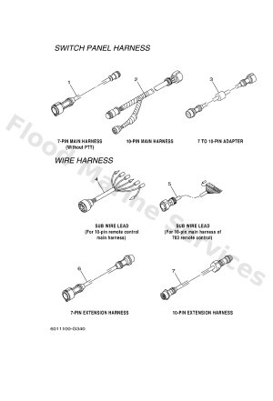 Diagram for WIRE HARNESS 1