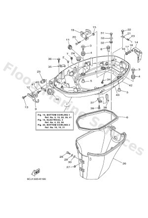 Diagram for BOTTOM COWLING 1