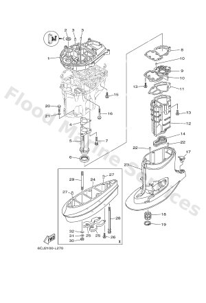 Diagram for UPPER CASING