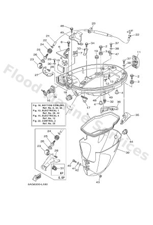 Diagram for BOTTOM COWLING