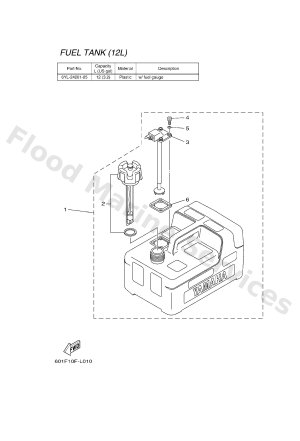 Diagram for FUEL TANK 1