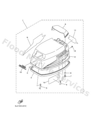 Diagram for TOP COWLING