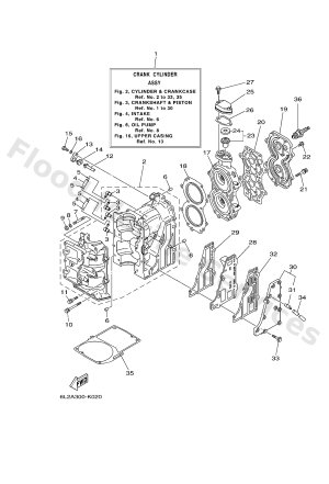 Diagram for CYLINDER & CRANKCASE