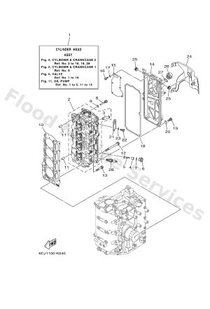 Diagram for CYLINDER & CRANKCASE 2