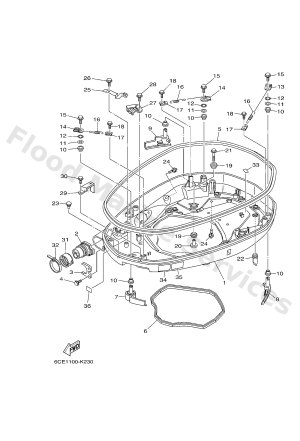 Diagram for BOTTOM COWLING 1
