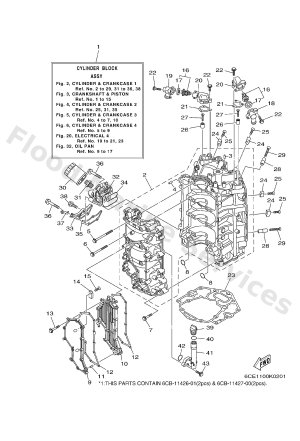 Diagram for CYLINDER & CRANKCASE 1