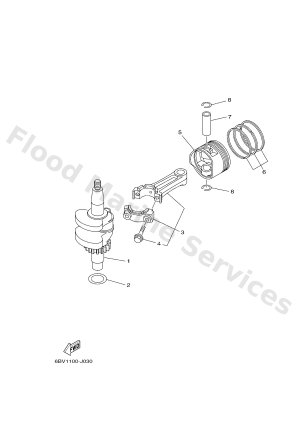 Diagram for CRANKSHAFT & PISTON