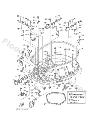 Diagram for BOTTOM COWLING 1