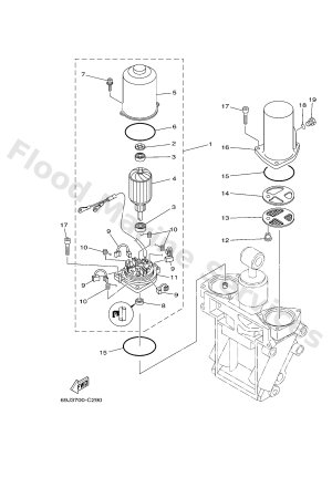 Diagram for POWER TRIM & TILT ASSY 2