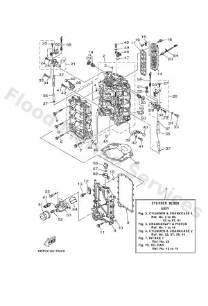 Diagram for CYLINDER & CRANKCASE 1