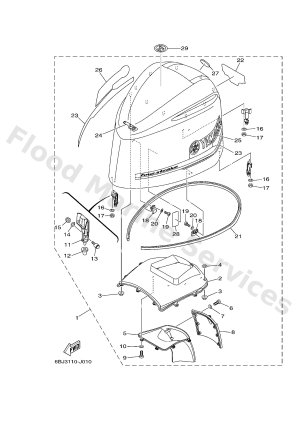 Diagram for TOP COWLING