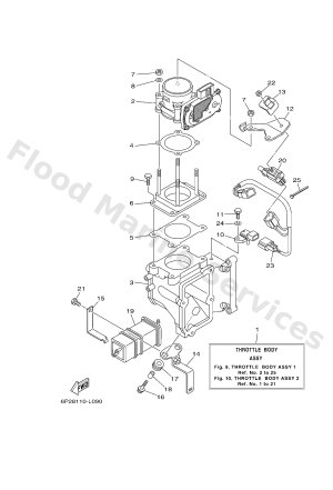 Diagram for THROTTLE BODY ASSY 1