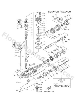 Diagram for LOWER CASING & DRIVE 3