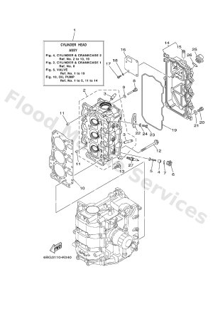 Diagram for CYLINDER & CRANKCASE 2
