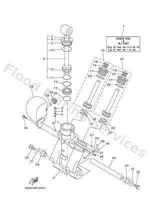 Diagram for POWER TRIM & TILT ASSY 1