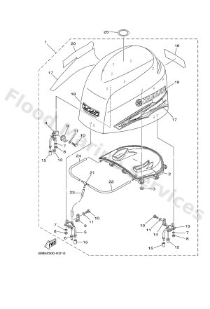 Diagram for TOP COWLING