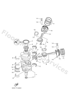 Diagram for CRANKSHAFT & PISTON