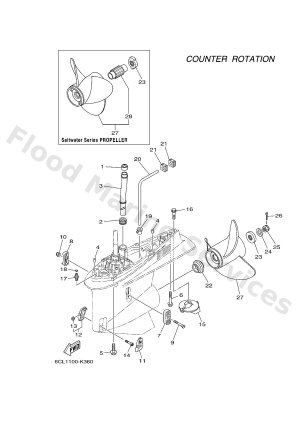 Diagram for LOWER CASING & DRIVE 4