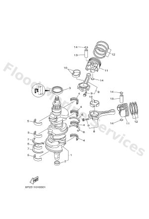 Diagram for CRANKSHAFT & PISTON