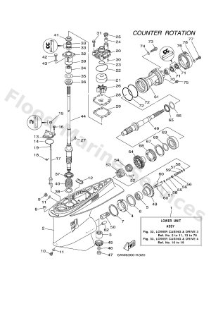 Diagram for LOWER CASING & DRIVE 3