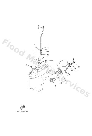 Diagram for LOWER CASING & DRIVE 2