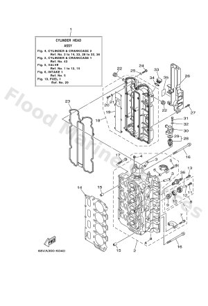 Diagram for CYLINDER & CRANKCASE 2