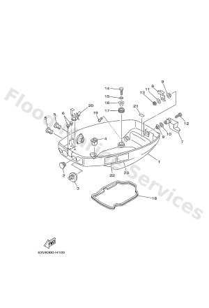 Diagram for BOTTOM COWLING