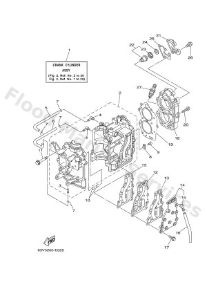 Diagram for CYLINDER & CRANKCASE