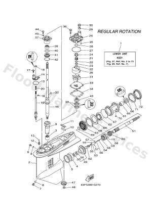 Diagram for LOWER CASING & DRIVE 1