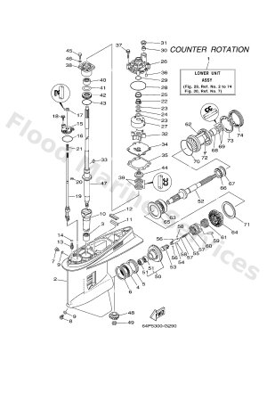 Diagram for LOWER CASING & DRIVE 3