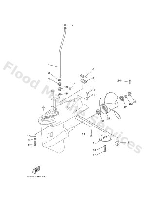 Diagram for LOWER CASING & DRIVE 2