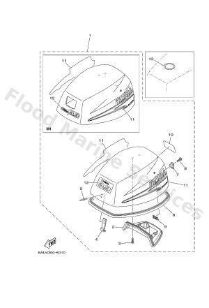 Diagram for TOP COWLING
