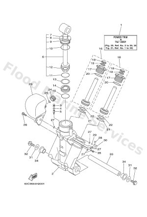 Diagram for POWER TRIM & TILT ASSY 1