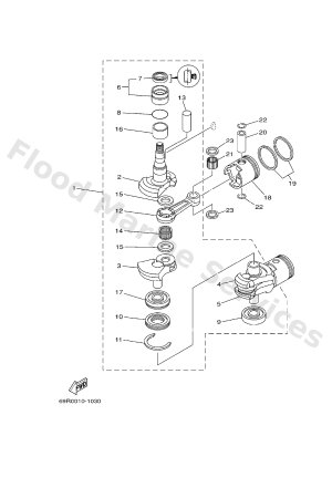 Diagram for CRANKSHAFT & PISTON