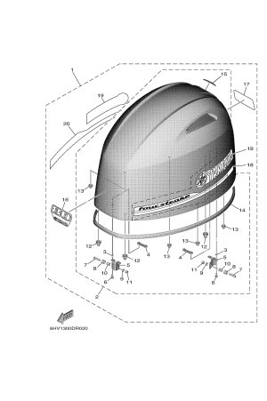 Diagram for TOP COWLING
