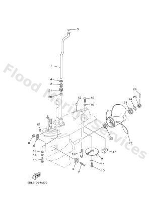 Diagram for LOWER CASING & DRIVE 2