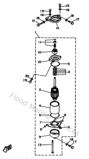 Diagram for Starting Motor