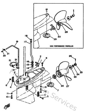 Diagram for Upper Casing