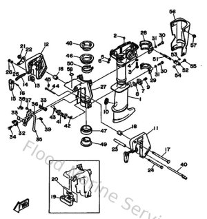 Diagram for Upper Casing & Bracket