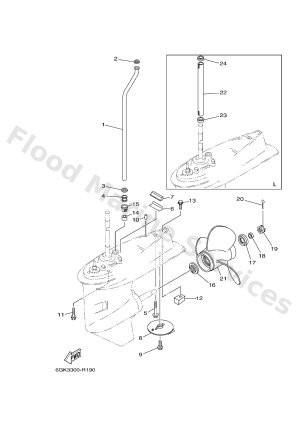 Diagram for LOWER CASING & DRIVE 2