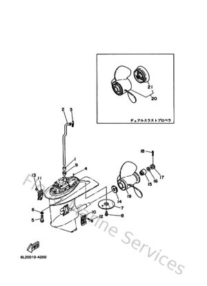 Diagram for Lower Casing & Drive 2